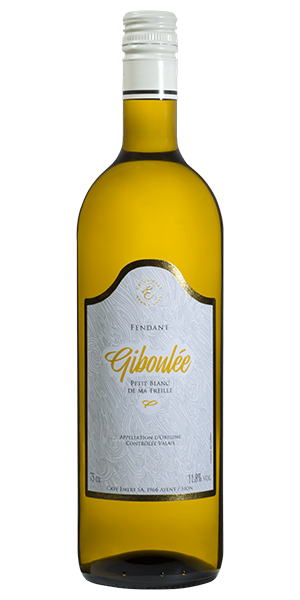 Cave Emery Giboulée Fendant AOC Wallis Schweiz Chasselas Frische Aromen von Äpfeln, Bananen und Wildblumen. Leicht prickelnd, mit erfrischendem Fruchtgeschmack, Honignote und einem Hauch von Nüssen. Wein kaufen