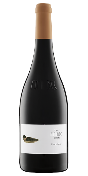 Cave Fin Bec Pinot Noir AOC Wallis Schweiz Pinot Noir Intensiv und fruchtig mit Aromen von Waldbeeren und roten Früchten, dazu leichte würzige Noten. Weicher Auftakt mit Pflaumen und schwarzen Steinfrüchten. Fein, elegant, dichte Tanninen, gut strukturiert. Wein kaufen
