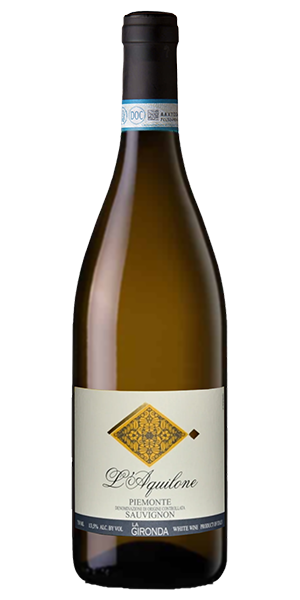 La Gironda L'Aquilone Sauvignon Blanc DOC Piemont Italien Sauvignon Blanc Zarte Aromen von weissen Blüten, begleitet von tropischen Früchten wie Ananas und Litschis sowie Zitrusnoten. Am Gaumen präsentiert sich der Wein frisch und spritzig, mit einer harmonischen Balance. Wein kaufen