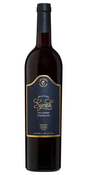 Cave Emery Les Larmes d'Héracles Syrah AOC Wallis Schweiz Syrah Aromen von kleinen roten Früchten. Ein Auftakt mit Waldfruchtaromen, unterstützt von pfeffrigen Noten. Am Abgang sehr ausgewogen zwischen Säure und Tannin. Wein kaufen