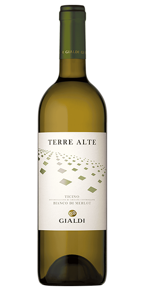 Gialdi Terre Alte Bianco DOC Tessin Schweiz Merlot Fein und zart, harmonisch mit fruchtigen Noten von weissen Pfirsich, Williamsbirne, Zitrus und Blumen. Frisch, angenehm, elegant, mit würzigem, gut anhaltendem Abgang. Wein kaufen.