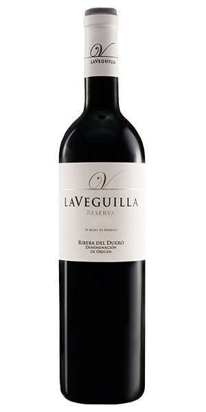 La Veguilla Reserva DO Ribera del Duero Spanien Tempranillo Elegantes Bouquet mit reiffruchtigen Zwetschgen, Dörrfrüchten und Gewürzen wie Kakao und Lakritze. Kräftig im Gaumen, mit würzigen Holznoten und langanhaltendem Abgang. Wein kaufen