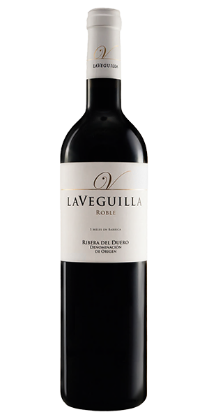 La Veguilla Roble DO Ribera del Duero Spanien Tempranillo In der Nase Aromen von roten Kirschen und Erdbeeren. Im Geschmack fruchtig und gut ausgewogen mit erfrischender Säure. Kräftiger und geschmeidig mit langem Abgang. Wein kaufen