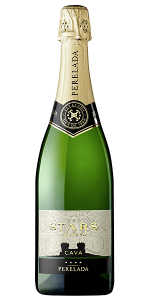 Castillo Perelada Stars Brut Reserva Cava DO Katalonien Spanien Xarel·lo, Macabeo, Parellada Aromen von weissem Pfirsich, Aprikose, grünem Apfel und Kräutern. Am Gaumen saftig mit Limettennoten, leicht würzig mit einem Hauch Ingwer und sanftem Abgang von gelben Früchten. Wein kaufen