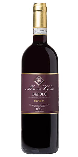 Mauro Veglio Barolo DOCG Gattera Piemont Italien Nebbiolo Betörende fruchtige und blumige Aromen mit angenehmen Würznoten. Im Gaumen feine Beerenfrucht mit dezenten balsamischen Anklängen und zarten Tanninen. Sehr langer Abgang. Wein kaufen