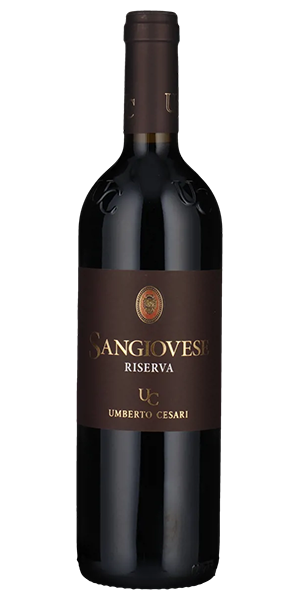 Umberto Cesari Sangiovese Riserva Romagna DOC Emilia-Romagna Italien Sangiovese Aromen von roten Beeren, Kirschen und Zedernholz. Am Gaumen vollmundig mit Noten von reifen Früchten, ausgeglichener Säure und feinen Tanninen. Langer Abgang mit fruchtigen und würzigen Nuancen. Wein kaufen