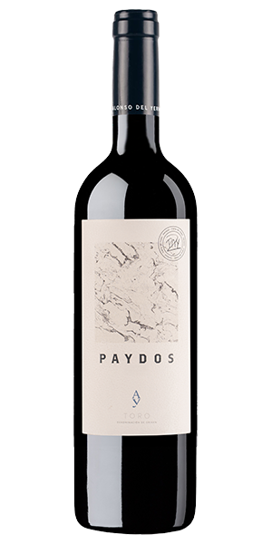 Alonso del Yerro Paydos DO Toro Spanien Tempranillo Intensives Aroma von Himbeeren und Brombeeren, Erdbeerkompott, Kakao und floralen Akzenten. Am Gaumen würzig, dicht, energisch, mit weichen Tanninen, wenig Säure und fruchtigen Noten. Wein kaufen