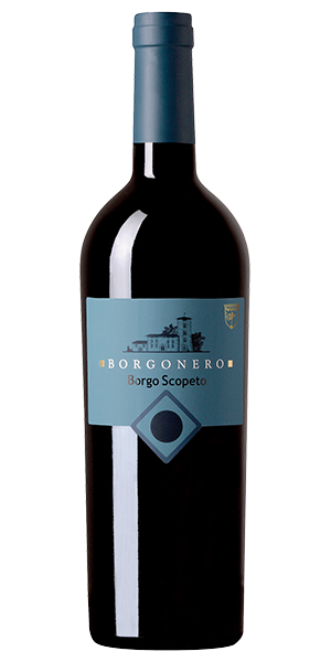 Borgo Scopeto Borgonero Rosso Toscana IGT Toscana Italien Sangiovese, Syrah, Cabernet Sauvignon Ein intensives Bouquet von reifen Kirschen, schwarzen Beeren, mediterranen Kräutern. Am Gaumen zeigt er sich vollmundig und strukturiert, mit ausgewogenen Tanninen und einem langen, eleganten Finish. Wein kaufen