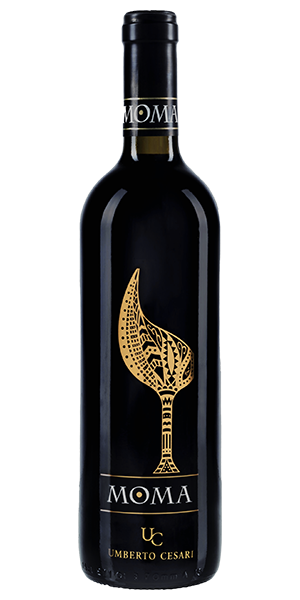 Umberto Cesari Moma Rosso Rubicone IGT Emilia-Romagna Italien Sangiovese, Merlot, Cabernet Sauvignon Intensives Bouquet nach Pflaume, Veilchen und roten Früchten. Angenehm samtig am Gaumen mit fruchtigen, balsamischen Noten. Lang anhaltender und ausgewogener Abgang. Wein kaufen