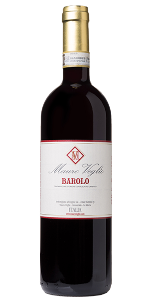 Mauro Veglio Barolo DOCG Piemont Italien Nebbiolo Aromen von roten und schwarzen Kirschen, gepaart mit würzigen und kräuterigen Anklägen. Im Gaumen sehr zugänglich mit einer interessanten Mineralität, präsenten Taninen und animierender Frische. Wein kaufen